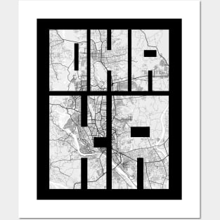 Dhaka, Bangladesh City Map Typography - Light Posters and Art